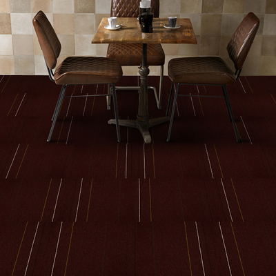 50x50 Removable Carpet Tiles Nylon Loop Pile Commercial Anti Static Carpet Tiles