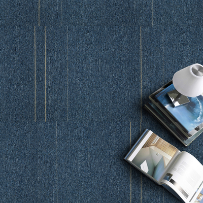 50x50 Removable Carpet Tiles Nylon Loop Pile Commercial Anti Static Carpet Tiles