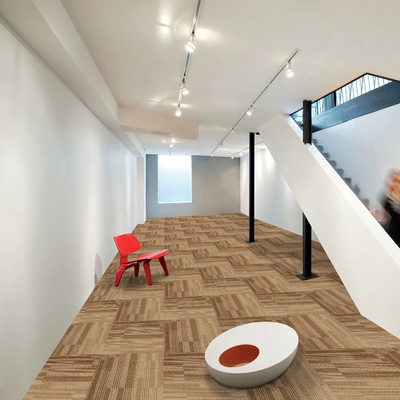Solution Dyed Nylon Carpet Tiles Flooring 50x50 Anti Static Loop Pile Carpet Tiles