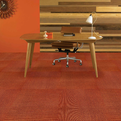 Loop Pile Indoor Carpet Tiles 50x50 Cm Anti Static Removable Carpet Tiles