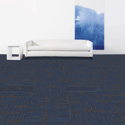Anti Static Nylon Carpet Tiles 50x50cm High Low Loop Polypropylene Carpet Tiles