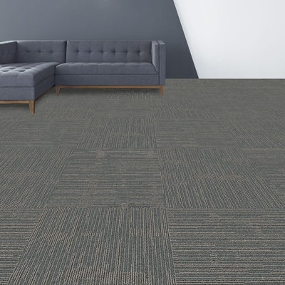 Anti Static Nylon Carpet Tiles 50x50cm High Low Loop Polypropylene Carpet Tiles