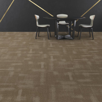 High Low Loop Nylon Carpet Tiles Jacquard Pile 50x50Cm Polypropylene Anti-Static