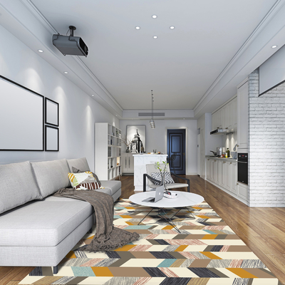 Flame Resistance Nylon Printed Carpet Wall To Wall 1300g/Square Meter