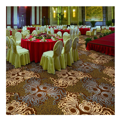 7x7 Modern Design Broadloom Hospitality Woven Axminster Carpet For Hall