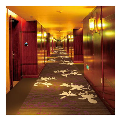 Colorful Nylon Pattern Carpet Tufted Flocked Broadloom Carpet