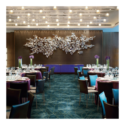 Elegane Style Banquet Hall Nylon Printed Carpet With Static Control