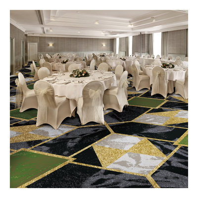 Elegane Style Banquet Hall Nylon Printed Carpet With Static Control