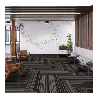 PP Level Loop Pile  25cm X 100cm Carpet Tiles Easy To Install