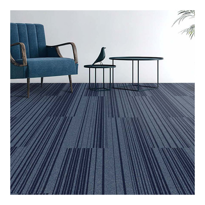 PP Level Loop Pile  25cm X 100cm Carpet Tiles Easy To Install