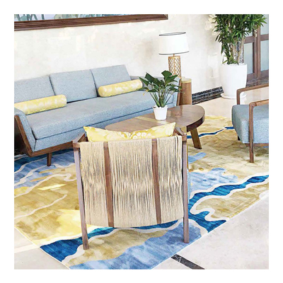 Customized Hand Tufted Carpet 100% Wool Carpet 5.5lbs Area Rug For Hotle