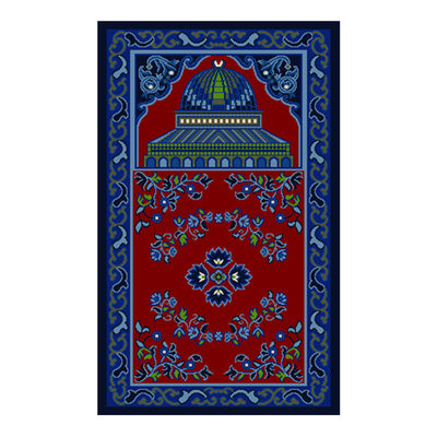 Easy to clean Individual Prayer Rug 26 X 48inch Mosque Prayer Rug 10-12mm