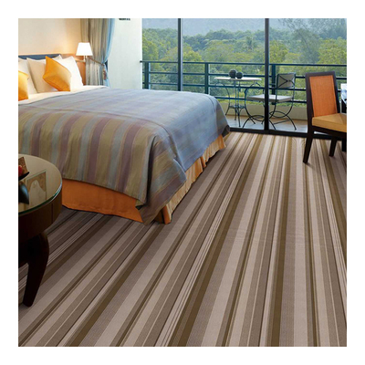 Tufted Striped Broadloom Carpet Polypropylene Fiber With Action Backing