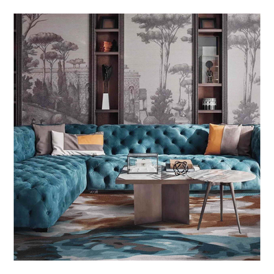 Original Nature Style Indoor Area Rug PP High Pile Height High Density