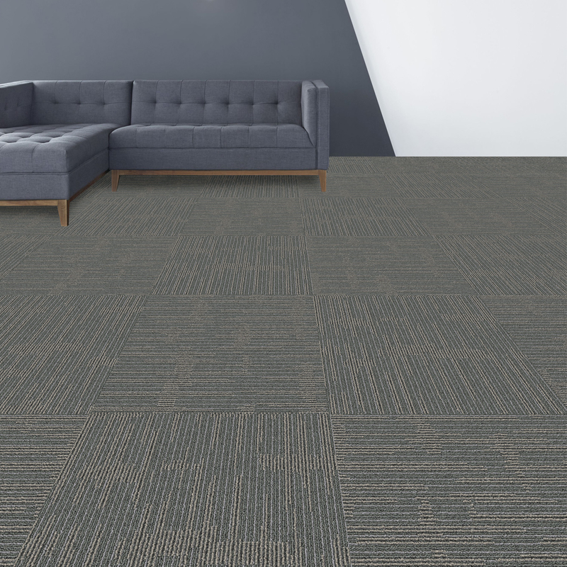 Anti Static Nylon Carpet Tiles 50x50cm High Low Loop Polypropylene Carpet Tiles
